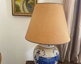 One of a pair Taback Ginger jar lamps