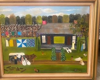 One of many LA primitive artwork by Margaret Leonard