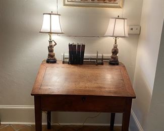 French Empire drop front desk