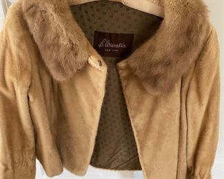 One of many fur coats