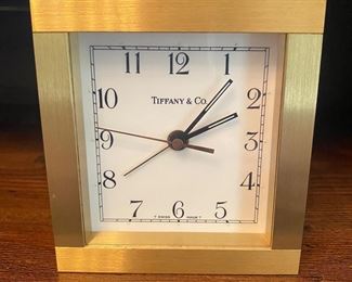 Tiffany table clock