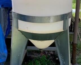 80-Gallon 32x35 mix & fill container