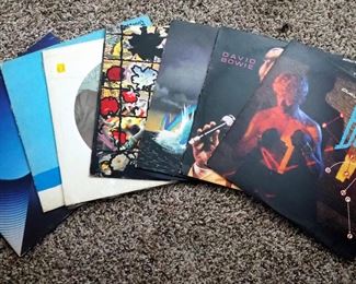 LP Albums Including Neil Diamond, David Bowie, Asia, Allan Parsons Project And More, Qty 17