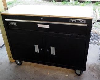 Yukon Single Drawer Mobile Work Bench, 37" x 49" x 18" 