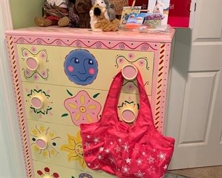 Tall Whimsy 4 drawer dresser