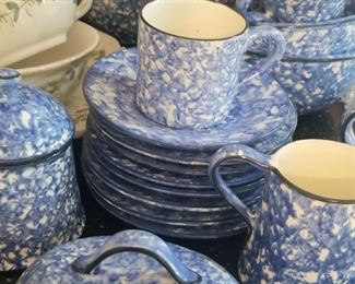 Splatter pottery dishes
