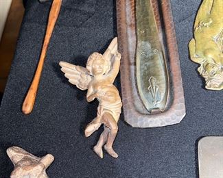 Carved Angel- Tiffany opener - roycroft 