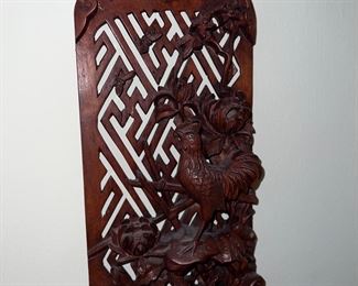 Carved wood