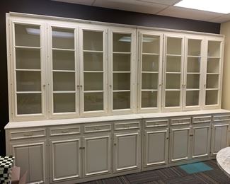 Because of the nature of these items, these two custom cabinetry wall units are available to pre-purchase ahead of the sale. One unit splits into two separate pieces for easier removal and transportation. One unit measures 76" x 93" x 24" (WxHxD). Please send us an email at hello@flipsideestates.com to arrange payment and removal.