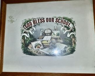 Currier & Ives Print