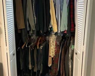 Huge Lot Of Mens Clothing
