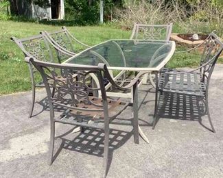 Seater Patio Set With Umbrella Stand