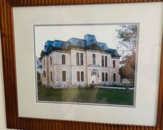 Collectable Texas Courthouse Wall Art.