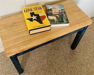 Farmhouse Style Wooden End Table.