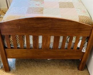 Vintage Mid Century Twin Bed.