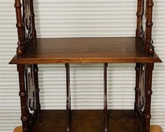 Antique 3 Tier Wood Decorative Shelfing.