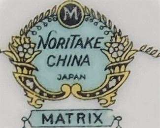 Noritake Matrix China. 48 Pc. Set.