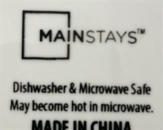 Mainstays Dinner Ware Set. 18 Pc. Set.