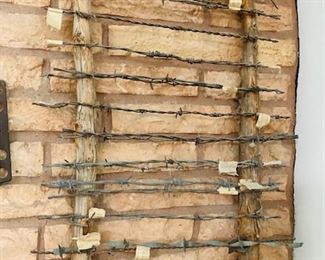 Large Vintage Barbed Wire Collection.