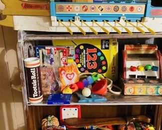 Wide Selection of Vintage Toys, Puzzles and Board Games.