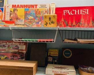 Wide Selection of Vintage Toys, Puzzles and Board Games.