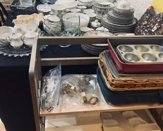 Kitchen Items. Dishes, Cookware, Bake Ware.