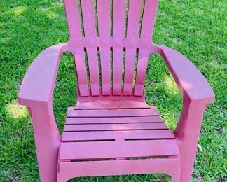 Pair of Composite Adirondack Chairs.