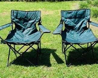 2 Folding Camping Chairs w/Storage Bags.