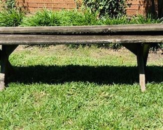 Vintage Wood Bench.