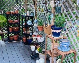 Large Selection of Lawn and Garden Items, Plants and Flower Pots.