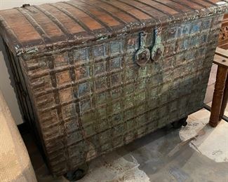 Circa 1850 Indian Dowry Chest