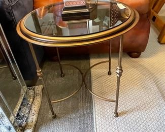 Glass Top High Table