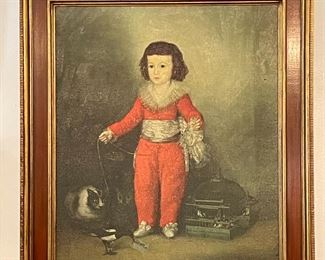 Goya's "Little Boy in Red"
