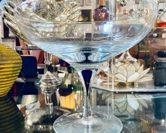 Oversized Champagned Goblet- or Serving Bowl