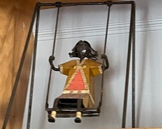 Girl on Swing Kinetic Sculpture