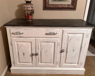 White multi use cabinet