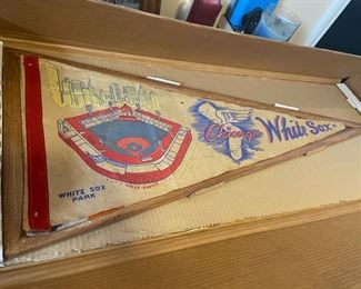 Vintage white Sox pendants plus others