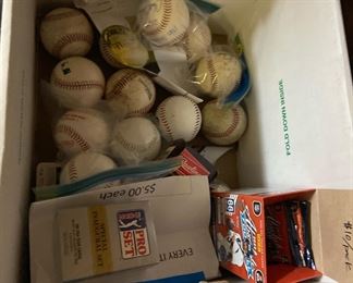 More signed baseballs