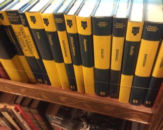 Vintage Teach Yourself Language Books Set 