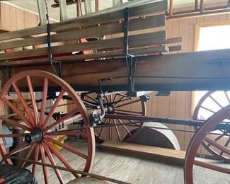 Antique swing wagon