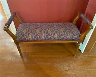 upholstered bench