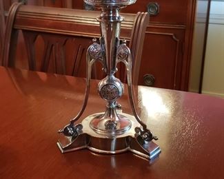 Sterling Tazza Compote, 10 inches high, reasonbly 