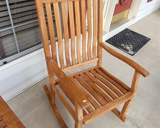 Teakwood Rocking Chairs