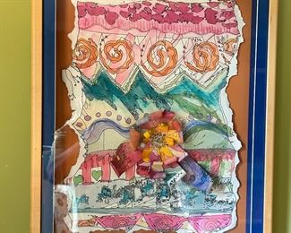 Original art by local artists Barb Lucke