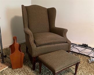 Armchair and Footstool 