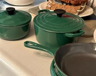 Le Creuset Green Set 