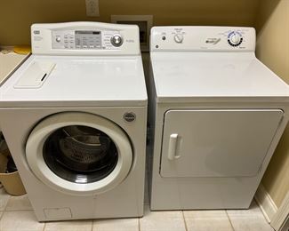 LG washer and GE dryer