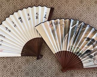 Vintage fans from Japan