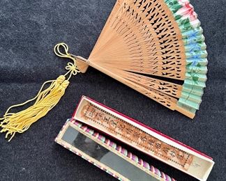 Vintage fan from Japan with box