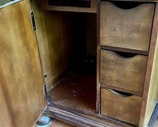 Detail of office cabinet